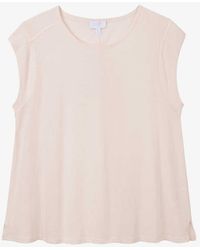 The White Company - Round-neck Relaxed-fit Organic-cotton T-shirt X - Lyst