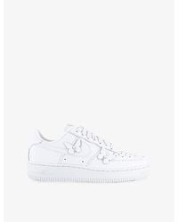 Nike - Air Force 1 Lo Leather Trainers - Lyst