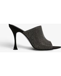reiss ella leather mule
