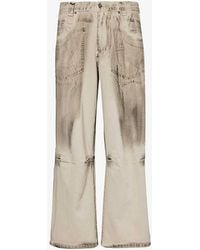 Jaded London - Colossus Faded-wash Low-rise Jeans - Lyst