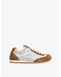 Loewe - Ballet Runner 2.0 Nylon And Suede Low-Top Trainers - Lyst