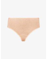 Hanro - Moments Stretch-Lace Maxi Briefs - Lyst