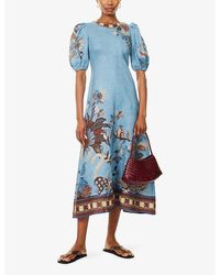 chinese dress ladies Alemais Sea Mini Dress– Gallery Couture main image 1