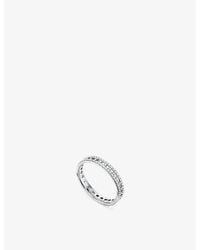 Tiffany & Co. - Tiffany T True Narrow 18Ct- And 0.23Ct Brilliant-Cut Diamond Ring - Lyst