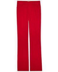 Zadig & Voltaire - Pistol Flared Low-rise Woven Trousers - Lyst