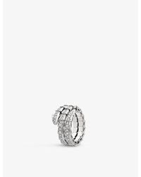 BVLGARI - Serpenti Viper 18Ct- And 1.22Ct Brilliant-Cut Diamond Ring - Lyst