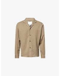 Raith - Sergio Spread-Collar Woven Shirt - Lyst