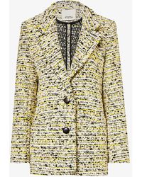 Isabel Marant - Etienne Tweed-textured Wool-blend Jacket - Lyst