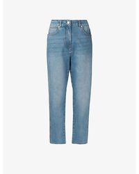 Whistles - Slim-fit Faded Stretch- Jeans - Lyst