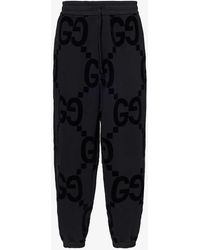 Gucci - Monogram-pattern Relaxed-fit Cotton-jersey jogging Bottoms X - Lyst