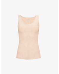Chantelle - Soft Stretch Scoop-neck Stretch-woven Top - Lyst