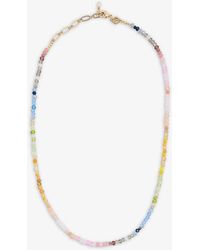 Anni Lu - Dusty Dreams Plated Brass Bead Necklace - Lyst