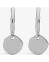 Monica Vinader - Siren Muse Recycled Sterling Silver Mini Drop Earrings - Lyst