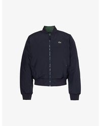 Lacoste - Brand-patch Reversible Shell Jacket - Lyst
