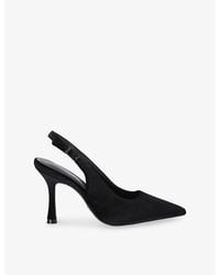 Carvela Kurt Geiger - Leoni Velvet Sling-Back Courts - Lyst