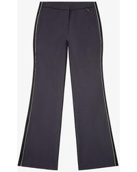 DIESEL - P-forty Flare-leg Low-rise Stretch-woven Trousers - Lyst