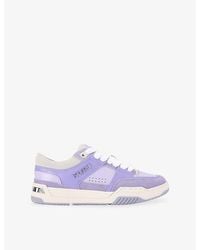 Kurt Geiger - Hatton Suede And Leather Trainers - Lyst