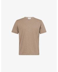 GANT - Shield Logo-Embroidered Cotton Polo T-Shirt - Lyst