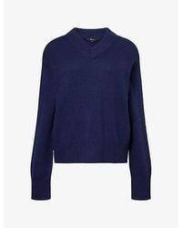 Rails - Lidya V-Neck Cotton, Wool And Cashmere Jumper - Lyst