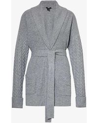 PAIGE - Emmaline Relaxed-fit Wool-blend Knitted Cardigan - Lyst