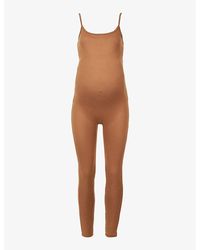 BUMPSUIT - Maternity The Kate Sleeveless Stretch-Jersey Unitard - Lyst