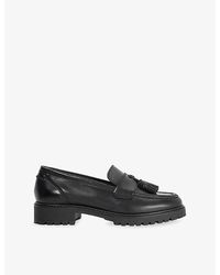 Dune - Gracelyn Leather Loafers - Lyst