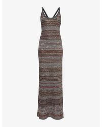 Missoni - Metallic Sequin-embellished Knitted Maxi Dress - Lyst