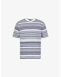 Paul Smith - Stripe-Print Casual-Fit Cotton-Jersey T-Shirt - Lyst