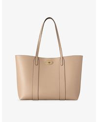 Mulberry - Bayswater Small Grained-Leather Tote Bag - Lyst