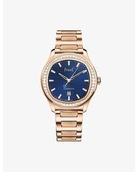 Piaget - Polo Rose- And Diamond Watch 36Mm - Lyst