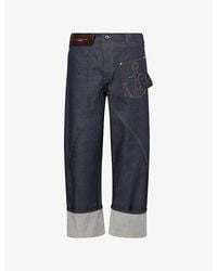 JW Anderson - Twisted Workwear Cotton Denim Jeans - Lyst