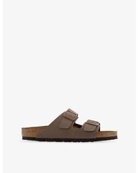 Birkenstock - Arizona Two-Strap Faux-Leather Sandals - Lyst