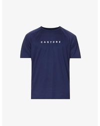 Castore - Brand-print Relaxed-fit Woven T-shirt X - Lyst