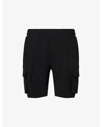 Arne - Utility Cargo Multi-Pockets Stretch-Woven Shorts - Lyst