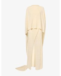 AYA MUSE - Eos Layered Linen-Blend Maxi Dress - Lyst