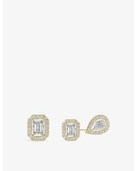 Messika - My Twin Three-Set 18Ct And 0.44Ct Diamond Stud Earrings - Lyst