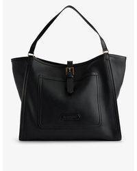 Tom Ford - Branded-patch Leather Tote Bag - Lyst
