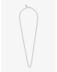 Hatton Labs - Micro Mini Cuban-chain 925 Sterling-silver Necklace - Lyst