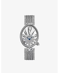 Breguet - 8918bb/58/j20/d000 Queen Of Naples 18ct White-gold, Diamond And Mother-of-pearl Automatic Watch - Lyst