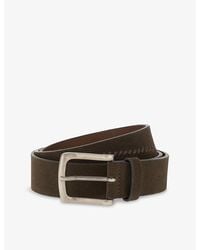 BOGGI - Brushed-Buckle Suede Belt - Lyst