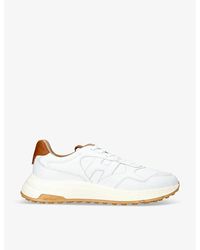 Hogan - Hyperlight Branded Leather Low-top Trainers - Lyst