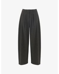 Whistles - Barrel-Leg Mid-Rise Woven Trousers - Lyst