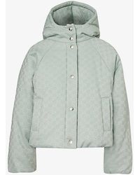 Gucci - Monogram-pattern Hooded Cotton-blend Jacket - Lyst