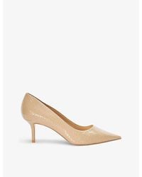 Dune - Absolute Stiletto-heel Faux-leather Court Shoes - Lyst