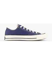Converse - All Star Ox 70 Contrast-stitching Canvas Low-top Trainers - Lyst