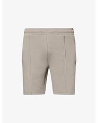 Arne - Essential Luxe Drawstring Stretch-Cotton Blend Shorts - Lyst