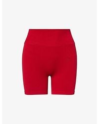 GYMSHARK - Lift Seamless Logo-Print Shorts - Lyst