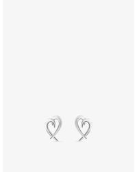 Shaun Leane - Hook Heart Sterling Stud Earrings - Lyst