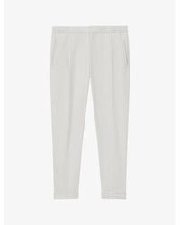 Reiss - Brighton Relaxed-Fit Tapered Woven Trousers - Lyst