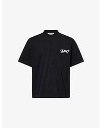 MKI Miyuki-Zoku - Stack Logo-Print Cotton T-Shirt - Lyst